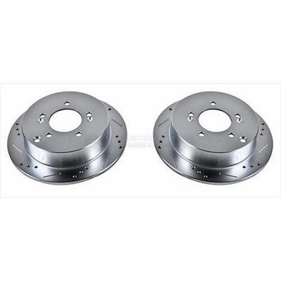 Power Stop Evolution Drilled and Slotted Brake Rotors - JBR958XPR